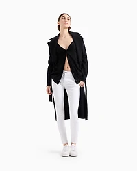 Armani Exchange - Coats, Woman, Black, Size: