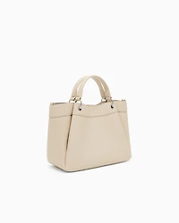 Armani Exchange - Medium handbag with degradè shoulder strap, Woman, Beige, Size: TU