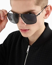 Armani Exchange - Sunglasses, Man, Black, Size: 60L