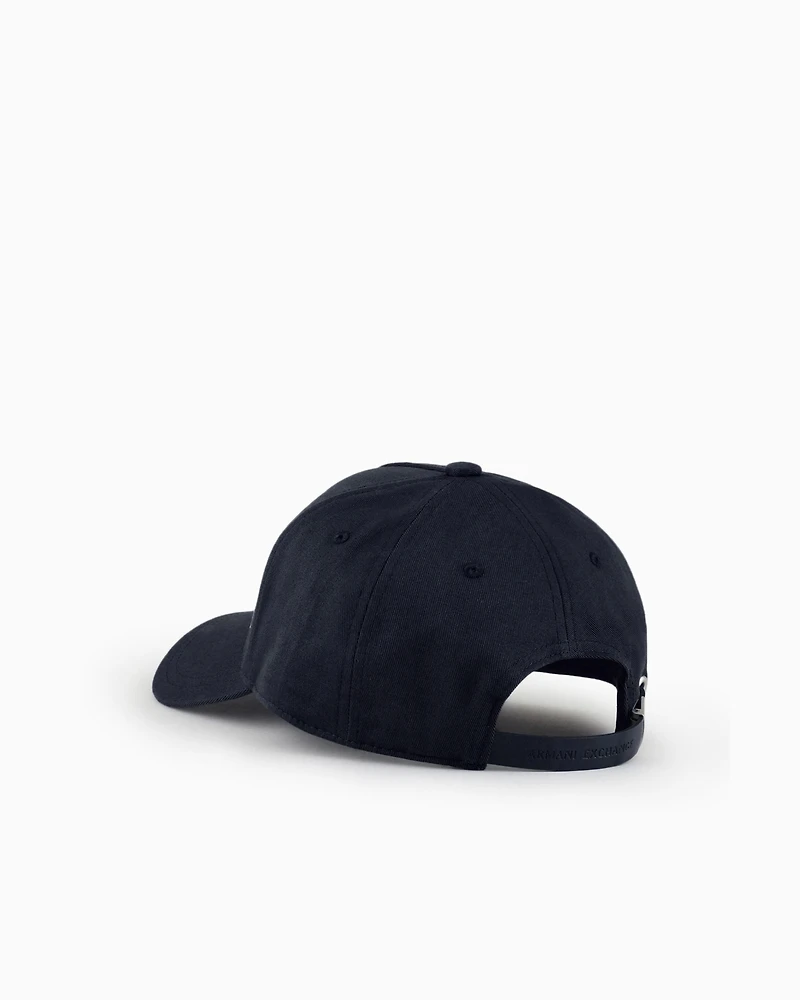 Armani Exchange - Visor cap with logo, Man, Blue, Size: TU