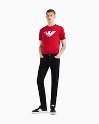 Emporio Armani - J06 Slim-fit, washed, 10.5 oz comfort-denim jeans, Man, Blue, Size: