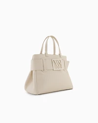 Armani Exchange - Handbag with ASV logo detail, Woman, White, Size: TU