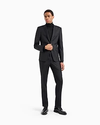 Emporio Armani - Pure virgin-wool rollneck, Man, Black, Size: