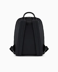 Emporio Armani - ASV recycled nylon backpack, Man, Black, Size: TU
