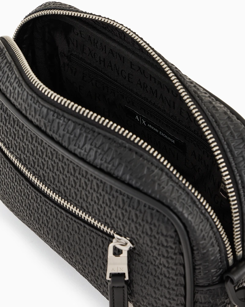 Beauty case with woven workmanship