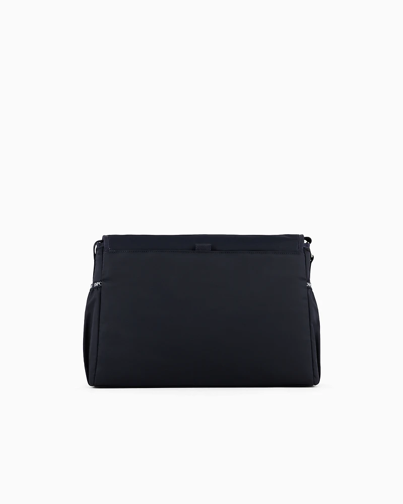 Emporio Armani - Mummy bag set with eagle plate, Boy, Navy Blue, Size: TU