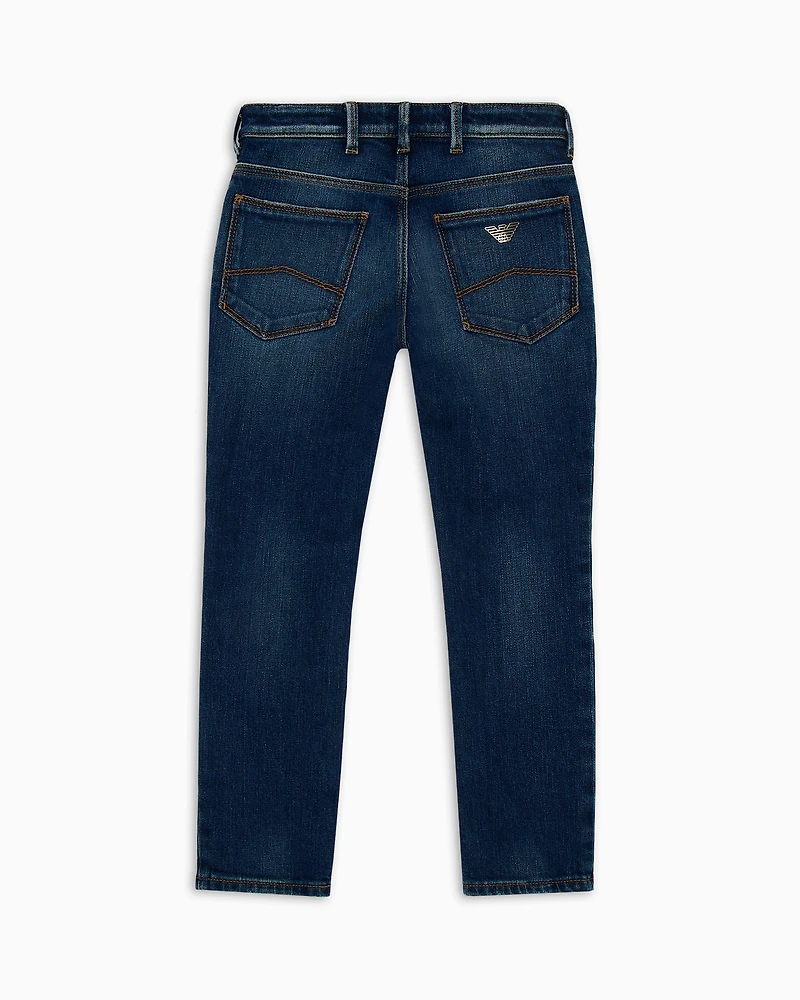 Emporio Armani - Slim-fit J06 denim jeans, Boy, Blue, Size: