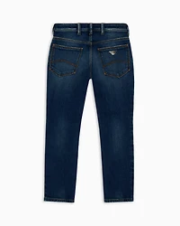 Emporio Armani - Slim-fit J06 denim jeans, Boy, Blue, Size: