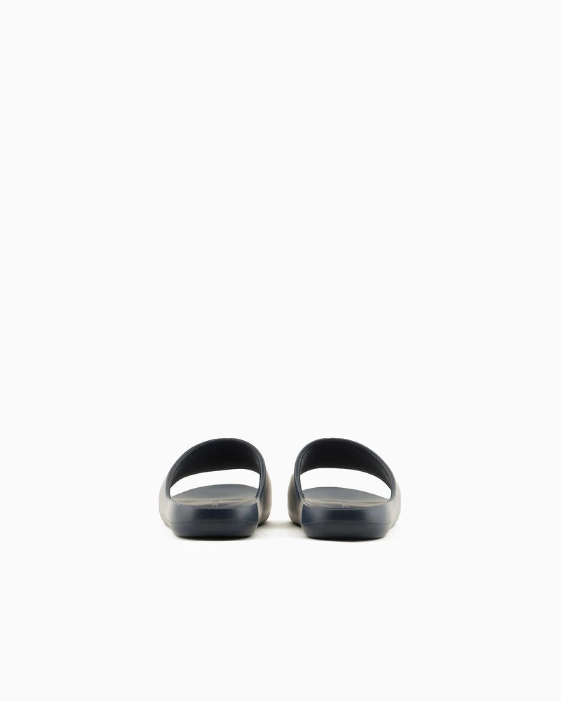 Armani Exchange - ICON PROJECT LOGO SLIDES, Man, Navy Blue, Size: