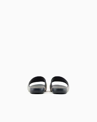 Armani Exchange - ICON PROJECT LOGO SLIDES, Man, Navy Blue, Size: