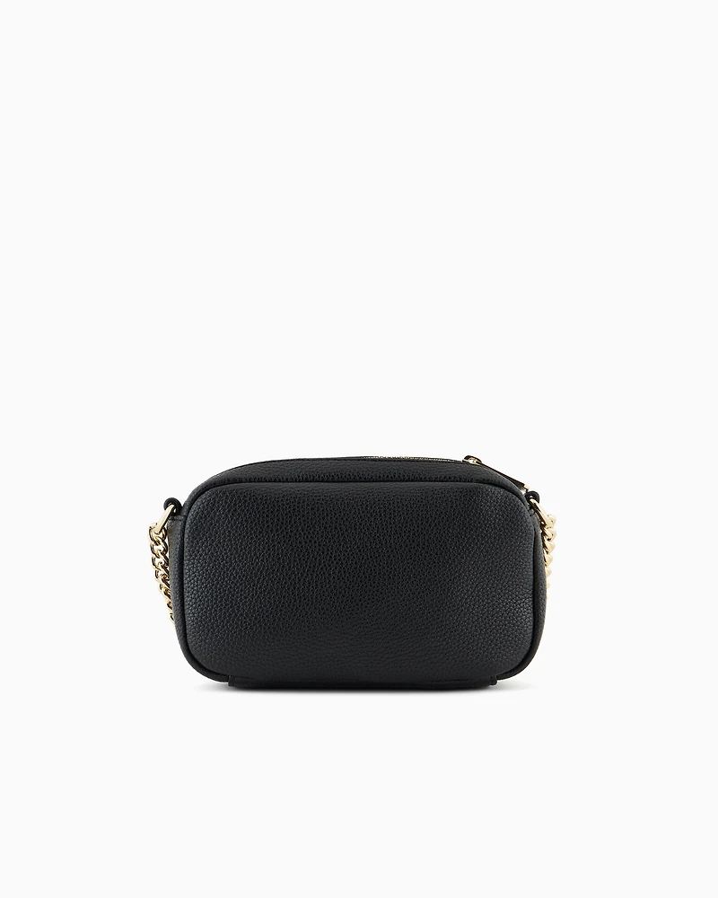Armani Exchange - Mini shoulder bag with logo, Woman, Black, Size: TU