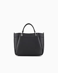 Armani Exchange - Medium handbag with degradè shoulder strap, Woman, Black, Size: TU