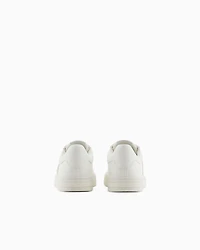 Armani Exchange - Sneakers with logo patch, Man, White, Size: