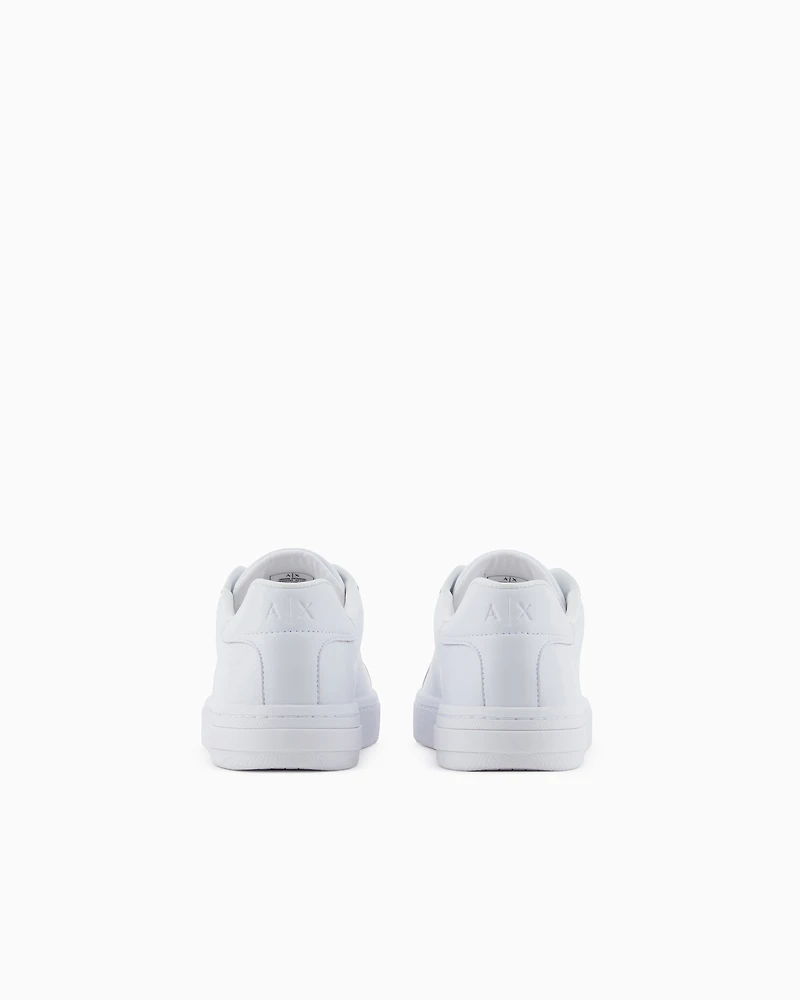 Armani Exchange - Sneakers with laces and logo, Woman, White, Size: