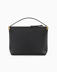 Emporio Armani - Large handbag in smooth leather, Woman, Black, Size: TU