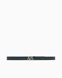 Double-sided leather belt