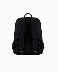 Emporio Armani - ASV recycled nylon backpack, Man, Black, Size: TU