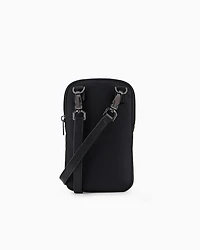 Emporio Armani - ASV recycled nylon tech case, Man, Black, Size: TU