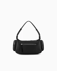 Armani Exchange - Large shoulder bag with side pockets, Woman, Black, Size: TU