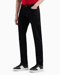 Emporio Armani - J06 Slim-fit, washed, 10.5 oz comfort-denim jeans, Man, Blue, Size: