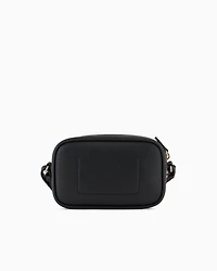 Emporio Armani - Deer-print camera case with shoulder strap, Woman, Black, Size: TU