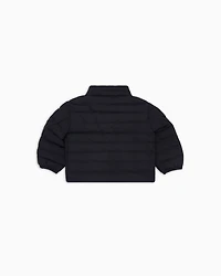 Emporio Armani - ASV quilted nylon jacket with recycled down, Boy, Navy Blue, Size: