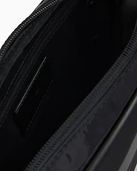 Emporio Armani - ASV recycled nylon shoulder bag, Man, Black, Size: TU