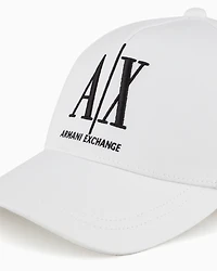 Armani Exchange - Icon Project Visor Hat, Woman, White, Size: TU