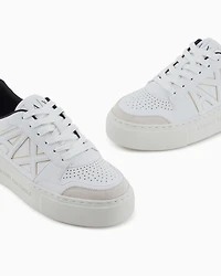 Armani Exchange - Sneakers with logo, Woman, White, Size: