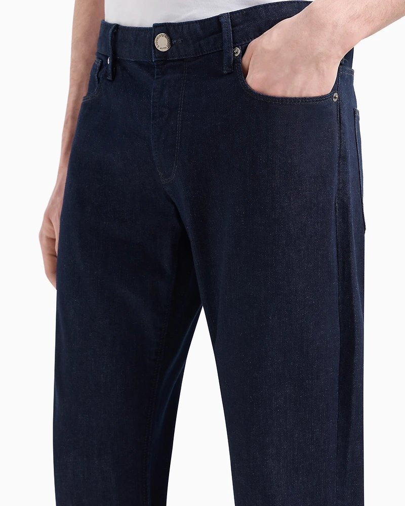 Emporio Armani - J06 Slim-fit jeans comfort twill 9.5 oz denim, Man, Blue, Size:
