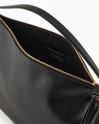 Emporio Armani - Large handbag in smooth leather, Woman, Black, Size: TU