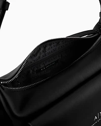Armani Exchange - Large shoulder bag with side pockets, Woman, Black, Size: TU