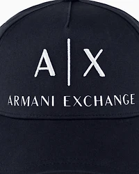 Armani Exchange - Visor cap with logo, Man, Blue, Size: TU