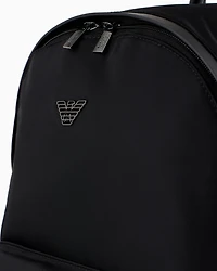 Emporio Armani - ASV recycled nylon backpack, Man, Black, Size: TU