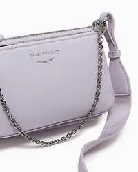 Emporio Armani - Deer-print double mini bag with shoulder strap, Woman, Pink, Size: TU