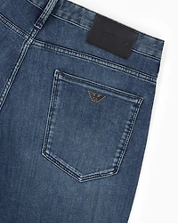Emporio Armani - J06 Slim-fit jeans comfort twill 9.5 oz denim, Man, Blue, Size: