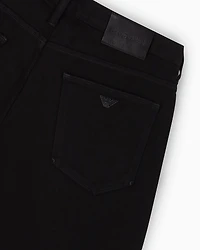 Emporio Armani - J06 Slim-fit, washed, 10.5 oz comfort-denim jeans, Man, Black, Size: