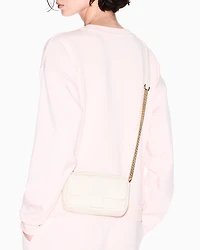 Armani Exchange - Mini shoulder bag with logo, Woman, White, Size: TU