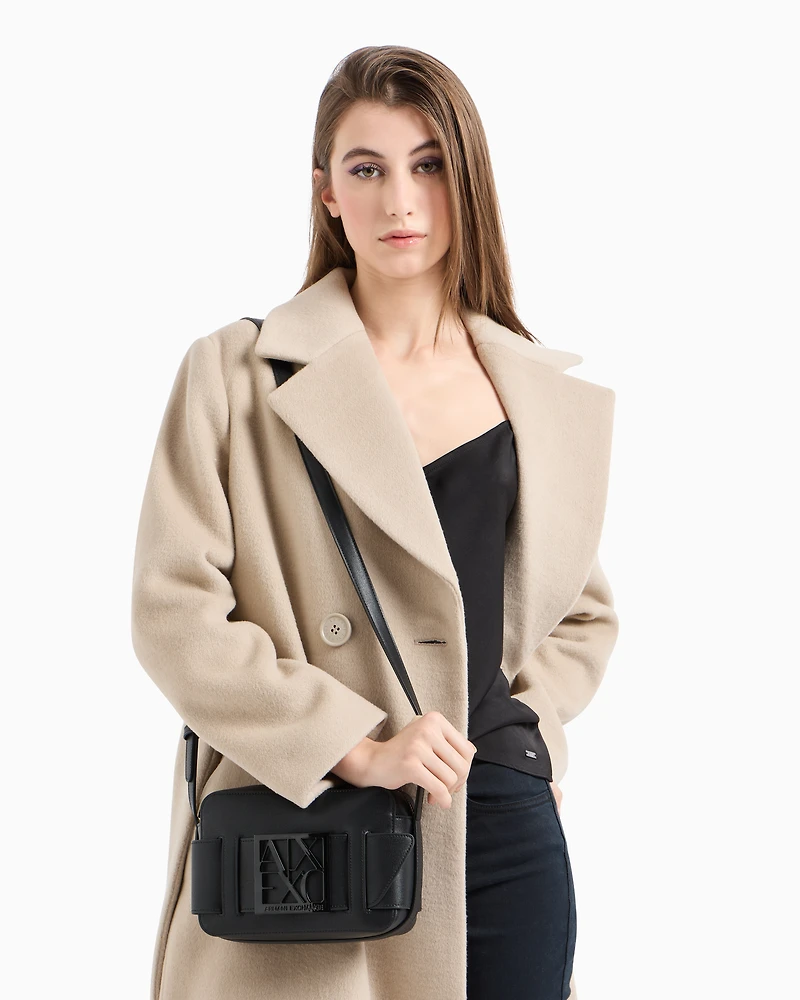 Crossbody bag with logo