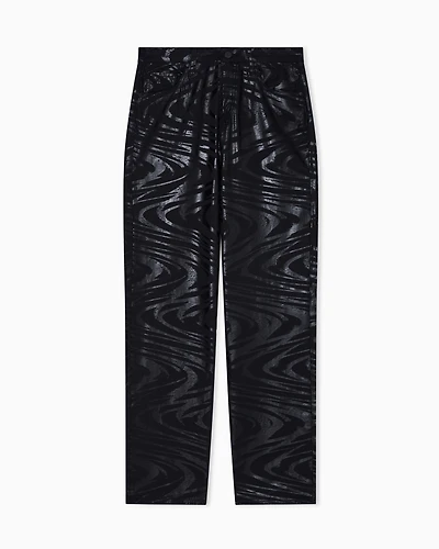 Armani Exchange - Low rise relaxed fit shaded jeans, Woman, Black, Size: