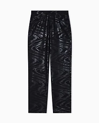 Armani Exchange - Low rise relaxed fit shaded jeans, Woman, Black, Size: