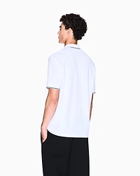 Regular fit polo shirt with contrasting profiles