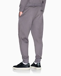 Armani Exchange - Tone Logo Jogger Pants, Man, Grey, Size:
