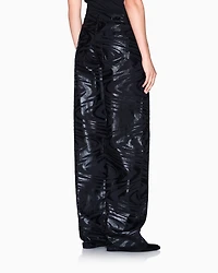 Armani Exchange - Low rise relaxed fit shaded jeans, Woman, Black, Size: