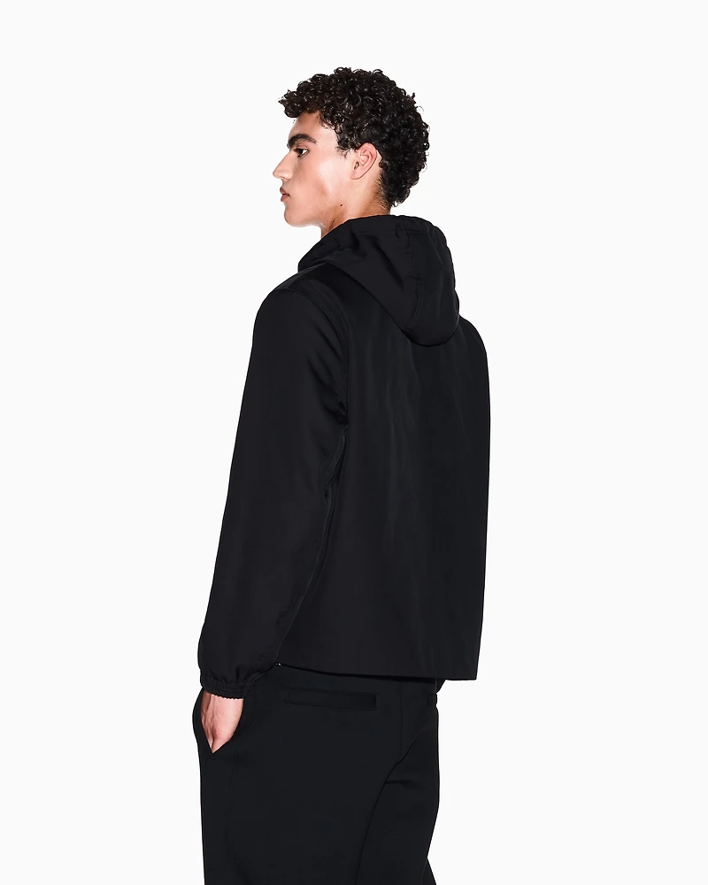 Armani Exchange - Hooded jacket, Man, Black, Size: