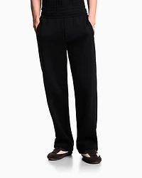 Emporio Armani - ASV Lyocell-blend bonded-jersey joggers, Man, Black, Size: