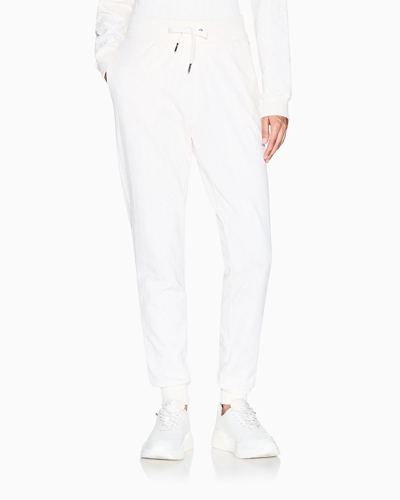 Armani Exchange - Trousers flowing fabric, Woman, White, Size: