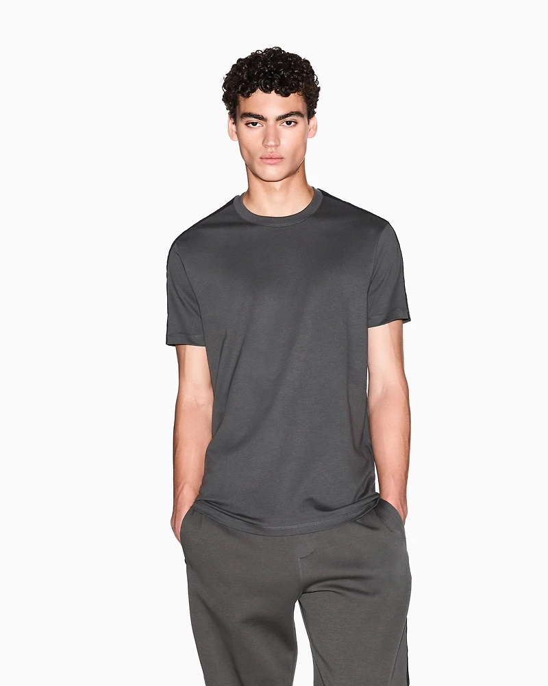 Contrasting regular fit tape t-shirt