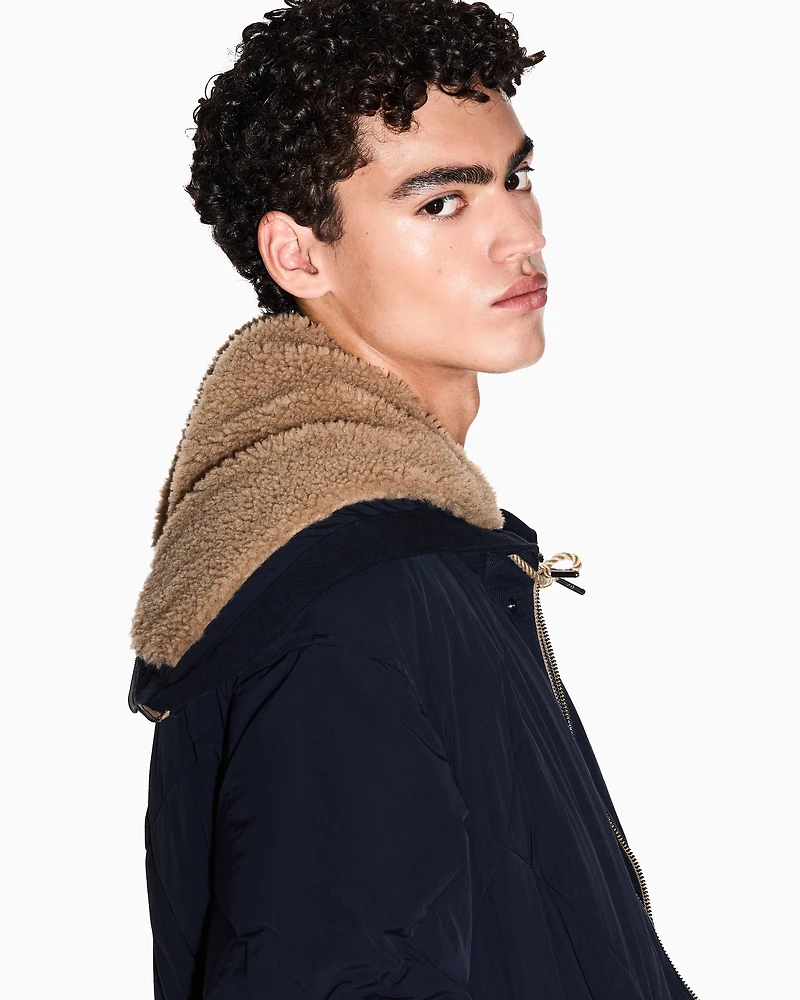 Armani Exchange - Parkas, Man, Navy Blue, Size: