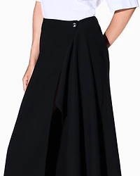 Armani Exchange - Long Skirts, Woman, Black, Size: